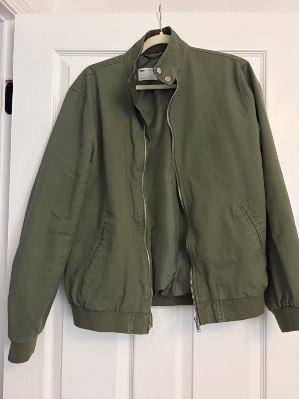 ASOS Olive Green Bomber Jacket
